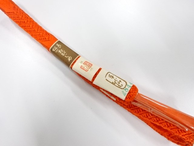 JAPANESE KIMONO / UNUSED HAND-TIED OBIJIME